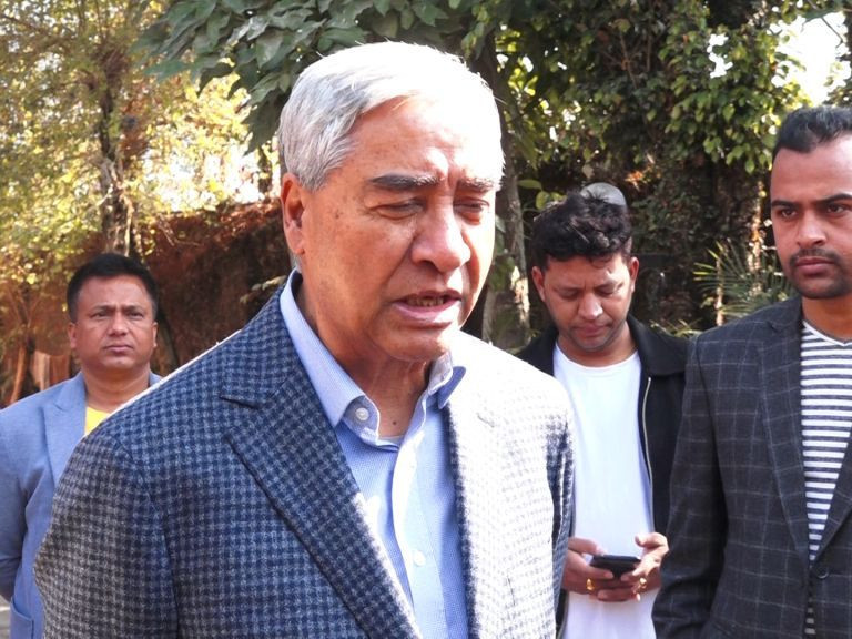 देउवा निवासमा कांग्रेस संसदीय दल कार्यसमिति बैठक बस्दै